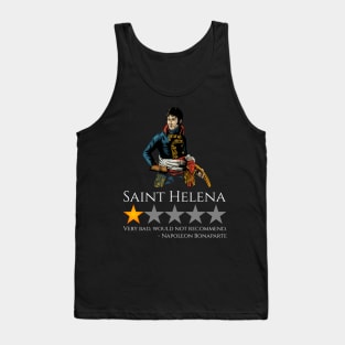 Napoleon Bonaparte - History Of France - Saint Helena Island Tank Top